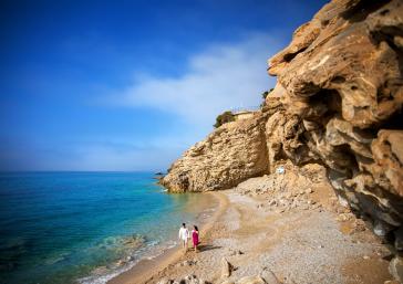 Playa de L’Esparrelló, un entorno de belleza “al natural” en Villajoyosa