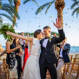 ceremonia boda en la playa hotel Montíboli