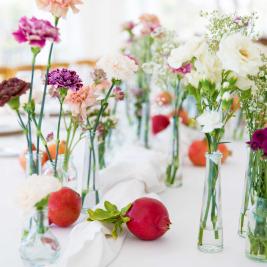 Flores de boda en la playa