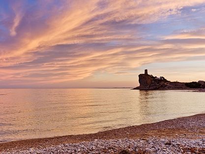Sunset in Cala del Xarco