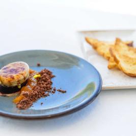 Foie gras terrine with delicacies from the Sierra de Aitana
