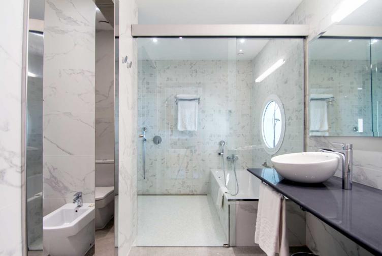 Chambre Hôtel Montíboli avec Baignoire