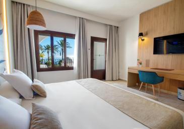 Vues depuis la chambre double contemporaine