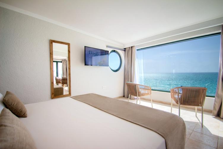 Vistas al mar desde la Habitación Junior Suite Polaris