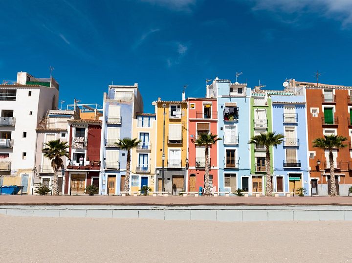 Maisons colorées de Villajoyosa