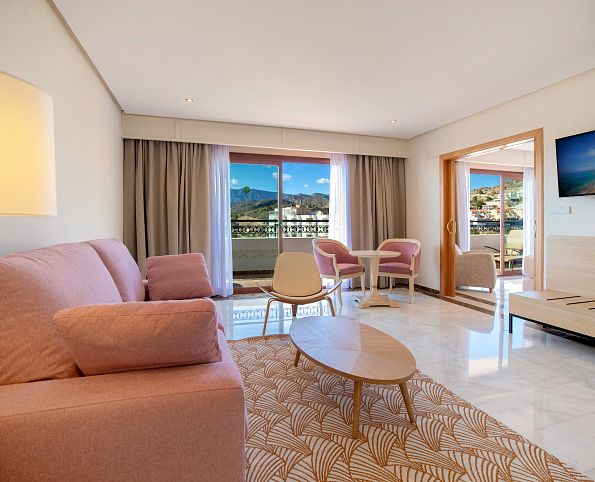 Double with Art Deco Living Room