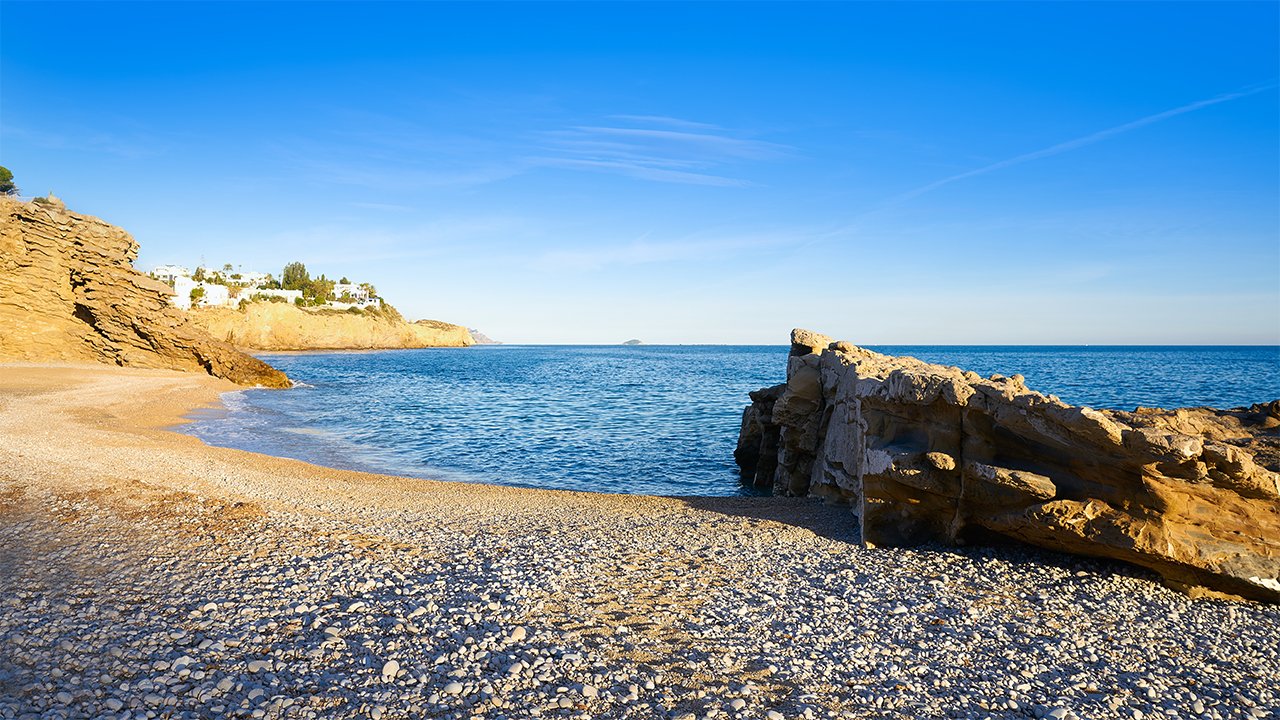 Rocks of La Caleta Beach 